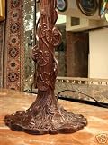 27 Inch American Hand Crafted Stained Glass Floral Style Tiffany Table Lamp Lamps