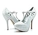 DREAM PAIRS Women's Mary-jane Close Toe Stilleto Platform Heel Pump New