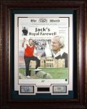Jack Nicklaus - Signed & Framed - Farewell Display (art By Doug London)