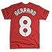 Anfield Shop Official Liverpool FC Steven Gerrard Hero T-Shirt (Medium)
