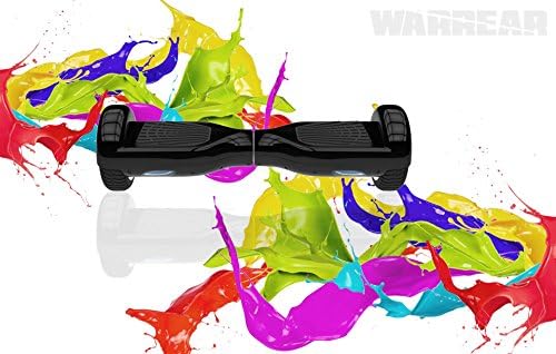 Warrear Two Wheel Self Balancing Scooter - Electric Board - Personal Transporter with Front Led Lights