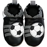 Robeez Soccer Black Soft Sole Baby Shoes 18-24 months * 08 Newest Collection -- We Have Large Selections! *