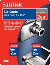SanDisk SDSDB-1024-A10/11 1 GB Secure Digital Card (Retail Package)