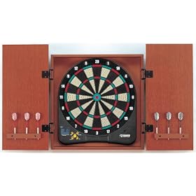 Triumph Sports 21-2001 13.5-Inch Cricket ACE-600 Dartboard Target (Black)
