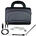 Black eBigValue Protective Hard Nylon Cube Carrying Case with Handles for Acer Iconia Tab W Series Windows 7 Tablet 10.1 inch screen ( W500-BZ467 W500-BZ841 ) + Includes an ebigvalue (TM) Determination Hand Strap Key Chain + Includes a 3.5mm Stereo Audio Cable With Built In Microphone + Includes a Universal Stylus Pen: Pointy Tip Graphic Designer pen on one side and Round Tip on the other side + Includes a USB Data Sync Cable for your eReader