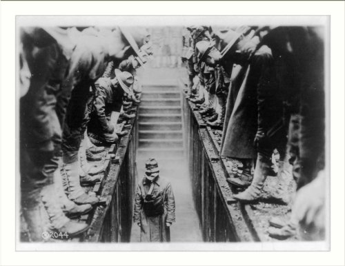 Historic Print (M): Eliminating the horrors of German gas attacks. The soldier wearing the new gas mask has