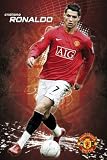 Manchester United (Cristiano Ronaldo in Action) Sports Poster Print - 24