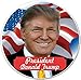 President Donald Trump (American Flag) 1.25â€ Pinback Button Pin