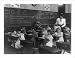 Historic Print (L): [Grade school, Washington, D.C. - children drawing and cutting rectangles, triangles, et