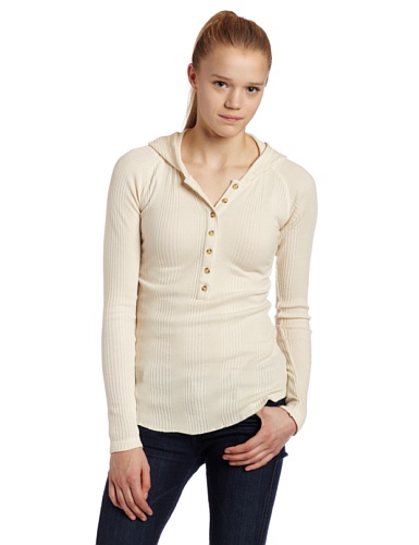 RVCA Juniors My Isiah Pullover Hoody, Natural, Medium