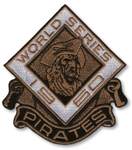 1960 World Series MLB Baseball Patch - Pittsburgh Pirates over New York Yankees