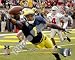 Braylon Edwards University of Michigan Action Art Poster PRINT Unknown 10x8