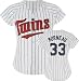 Justin Morneau Majestic Replica Minnesota Twins Women's Jersey