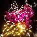Qualizzi Fairy Lights 33 Foot / 100 Leds Warm White Color. Amazingly Bright - Ultra-Thin Flexible Easy To Wrap Copper Wire. Fairy Light Effect. Travel Plug