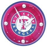 Texas Rangers - Logo Wall Clock