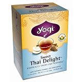 Yogi Sweet Thai Delight Herbal Tea Supplement 16 Count Tea Bags Pack of 6 by Yogi