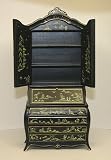 Dollhouse Miniature Oriental Desk -Fine Furniture