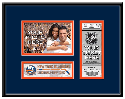 New York Islanders 4x6 Photo and Ticket Frame