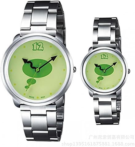 SunShine Day New Fashion Stainless Steel Wave Analog Pointer Cartoon Quartz Wrist Watches Men Luxury Brand Couples Watch Relogio Masculino