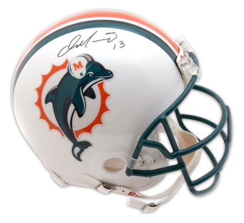 Dan Marino Autographed Pro-Line Helmet | Details: Miami Dolphins, Authentic Riddell Helmet