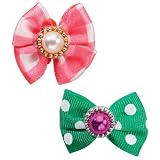 80 COUNT - Aria Checks & Dots Hairbands