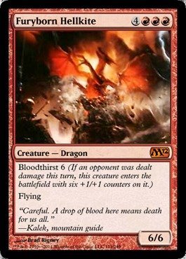 Magic: the Gathering - Furyborn Hellkite - Magic 2012 On Sale
