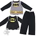 Batman Pajamas with Cape for Infant Boys