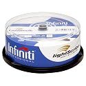 Infiniti LightScribe v2 52X CDR 700Mb 80min Gold Cakebox (25pk)