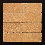 Noce 3 X 6 Travertine Tumbled Tile