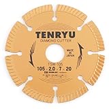 ダイヤモンドカッター 105×2.0×7×20mm TSW-105/コンクリートカッター【TENRYU】