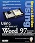 Special Editon Using Microsoft Word 97, Best Seller Edition (2nd Edition)