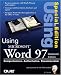 Books : Special Editon Using Microsoft Word 97, Best Seller Edition (2nd Edition) (Special Edition Using)