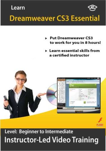 Adobe Dreamweaver CS3 Video Training 2 Courses in 1 by Amazing eLearning