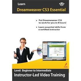 Adobe Dreamweaver CS3 Video Training 2 Courses in 1 by Amazing eLearning by