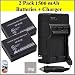 FujiFilm FinePix X-PRO1 HS30EXR HS33EXR Digital Camera Battery & Battery Charger Kit Includes Qty 2 NP-W126 Replacement Batteries + AC/DC Battery Charger + LCD Screen Protectors + Micro Fiber Cleaning Cloth