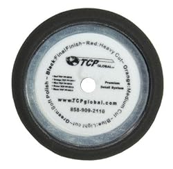 8" Black Foam Buffing Pad Extra Fine Polishing Velcro