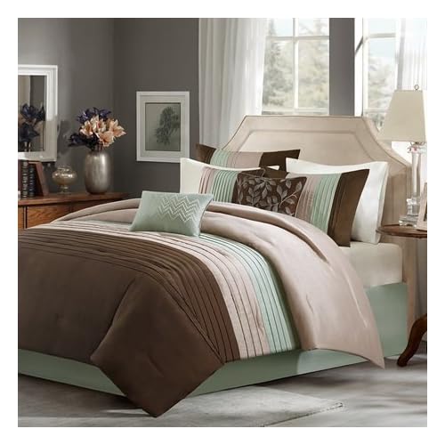 Compare Madison Park Tradewinds 7 Piece Comforter Set Brown