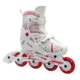 Click here to buy Roller Derby Girls Tracer Adjustable Inline Skate.