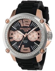 MULCO Womens MW2-28050S-025 Analog Chronograph Swiss Watch