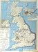 Map Britain Ireland 1963 Inland Waterways Cargo Roads
