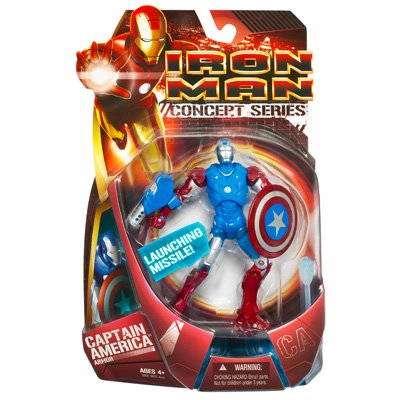 51gsIVXYVVL Iron Man Movie Action Figure Capt. America Armor Iron Man