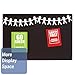Quartet Bulletin Board, Fabric, 3' x 2', Frameless, High-Density Fiberboard, Oval Office, Black (7683BK)
