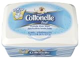Cottonelle Kid Fresh Folded Moisturizing Wipes Tub With Aloe & E - 42 ea