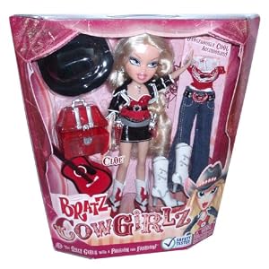 Bratz Cowgirlz Collection 10 Inch Doll Set - Shootin' Star CLOE with 2 Set of Cowgirl... by 