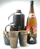 【送料無料】焼酎サーバー全セット (神楽酒造 本格芋焼酎 東国原(ひがしこくばる) 25度 1800ml)
