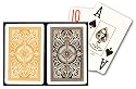 KEM Arrow Black and Gold Bridge Size Jumbo Index Playing Cards