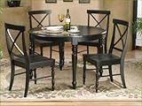 Ashford 5-Piece Round Dining Set - Emerald D941-5PC
