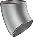 Stainless Steel 304/304L Pipe Fitting, Long Radius 45 Degree Elbow, Butt-Weld, Schedule 10, 1-1/2