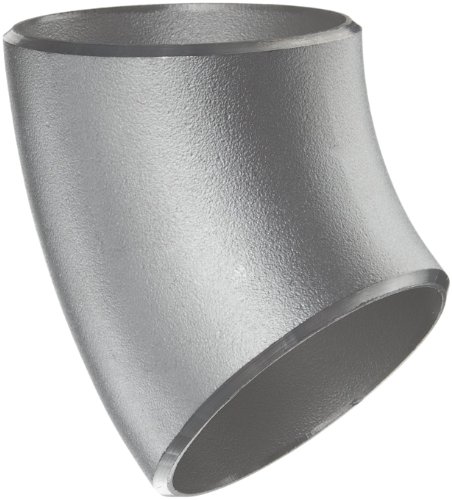 Stainless Steel 304/304L Pipe Fitting, Long Radius 45 Degree Elbow, Butt-Weld, Schedule 10, 2