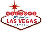 Las Vegas - Logo Wand-Tatoos Aufkleber Poster-Sticker (70 x 50cm)